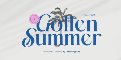 Gotten Summer Font Poster 1