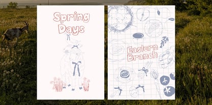 Path Note Font Poster 3