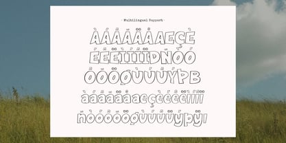Path Note Font Poster 11