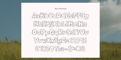 Path Note Font Poster 10