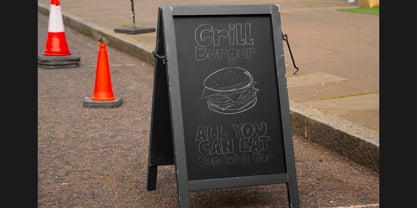 Path Note Font Poster 8