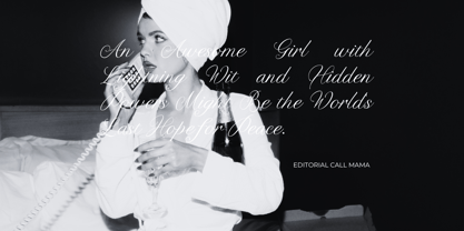 Call Mommy Font Poster 2