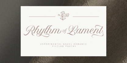 Magura Whitney Script Font Poster 10