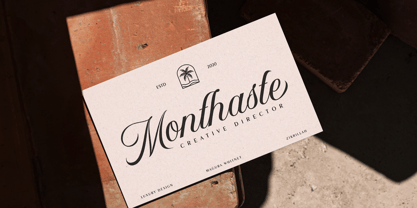 Magura Whitney Script Font Poster 2