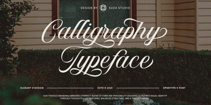 Magura Whitney Script Font Poster 6
