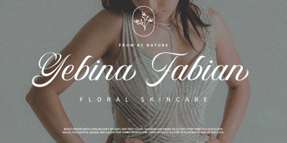 Magura Whitney Script Font Poster 7