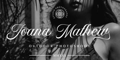 Magura Whitney Script Font Poster 4