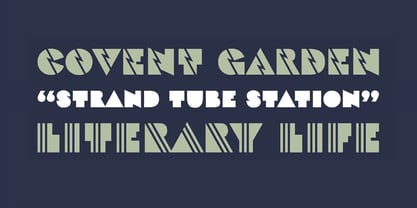 Strand Font Poster 7