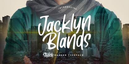 Jacklyn Blands Font Poster 1