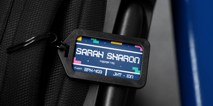 Glitex Font Poster 4