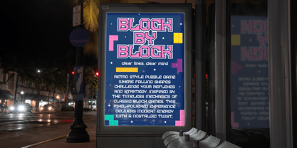 Glitex Font Poster 3