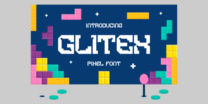 Glitex Font Poster 1