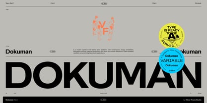 Dokuman Font Poster 1