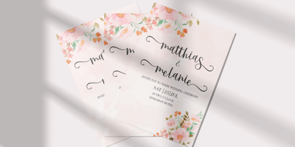 First time Font Poster 6