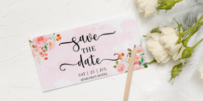 First time Font Poster 5