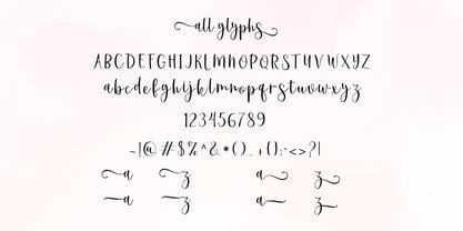 First time Font Poster 7