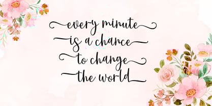 First time Font Poster 4