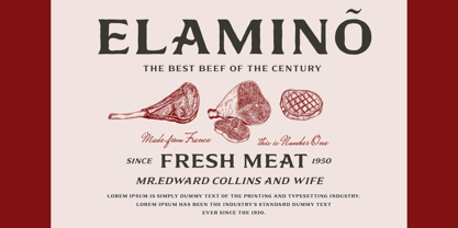 Arm & Gorine Font Poster 6