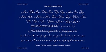 Unline Font Poster 2