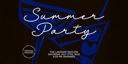 Unline Font Poster 5