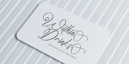 Mialora Sagitha Font Poster 3