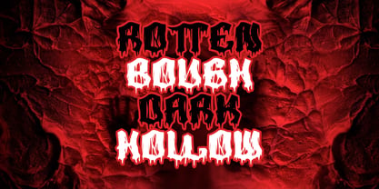 Meltroot Forest Font Poster 4