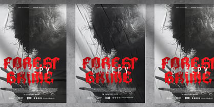 Meltroot Forest Font Poster 3