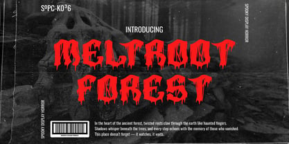 Meltroot Forest Font Poster 1