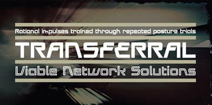 Platinum Font Poster 3