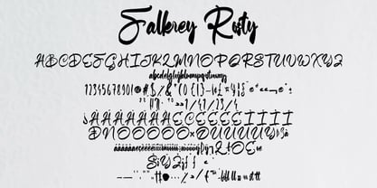 Falkrey Rosty Font Poster 9