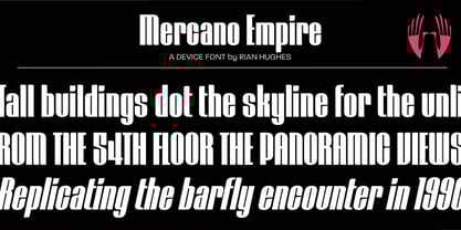 Mercano Empire Font Poster 1