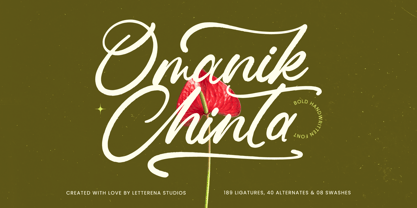 Omanik Chinta Font Poster 1