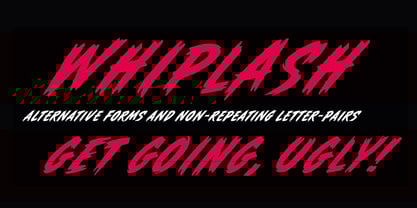 Whiphand Font Poster 3