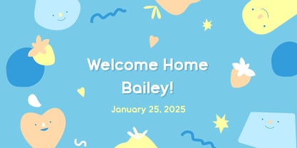 Fox Riding Font Poster 5