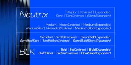 Neutrix Font Poster 6