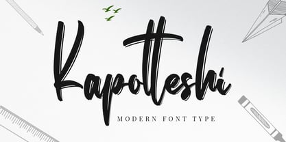 Kapotteshi Font Poster 1