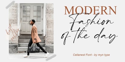 Cellanest Font Poster 7