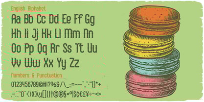 Macarouche Font Poster 3