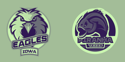 Geo Circular Modern O Type Font Poster 14