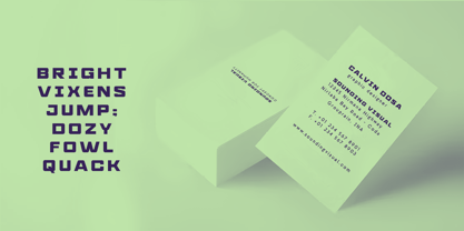 Geo Circular Modern O Type Font Poster 9