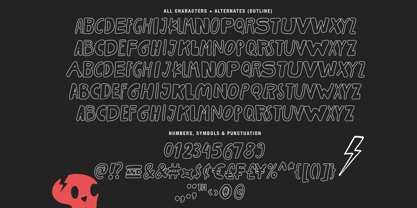 The Wild Copenhagen Font Poster 9