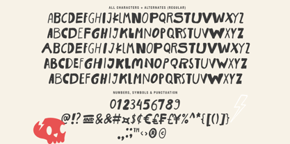 The Wild Copenhagen Font Poster 8