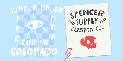 The Wild Copenhagen Font Poster 7