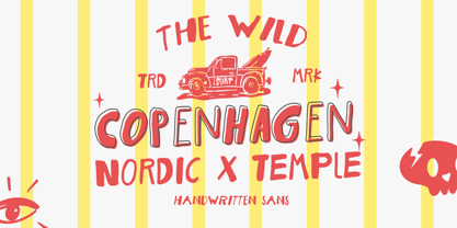 The Wild Copenhagen Font Poster 1