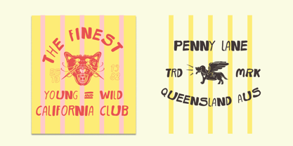 The Wild Copenhagen Font Poster 3