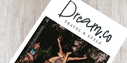 Bikang brush signature Font Poster 11