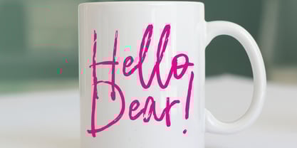 Bikang brush signature Font Poster 6