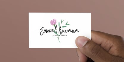 Bikang brush signature Font Poster 2