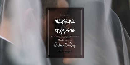 Bikang brush signature Font Poster 8