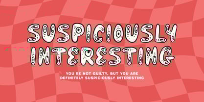 Spying You Font Poster 4